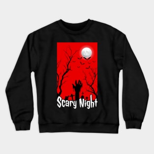 Scary night Crewneck Sweatshirt